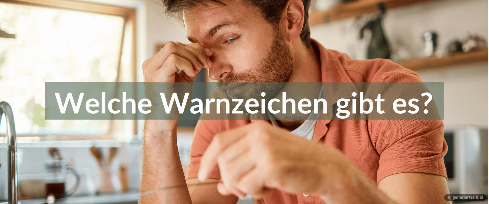 Header Bild: Ein nachdenklicher Mann